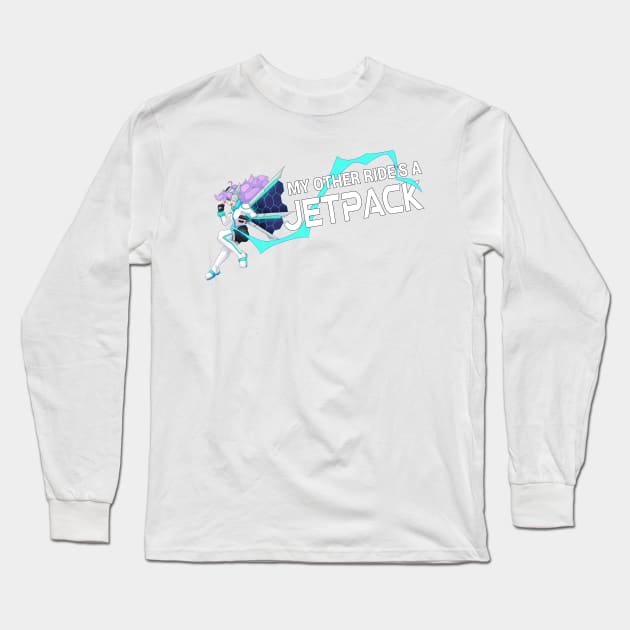 My Other Ride's a Jetpack Long Sleeve T-Shirt by zacharymorgan